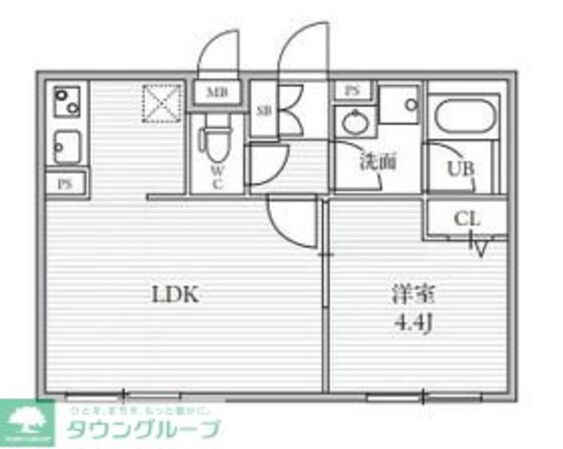 THE PALMS大島の物件間取画像